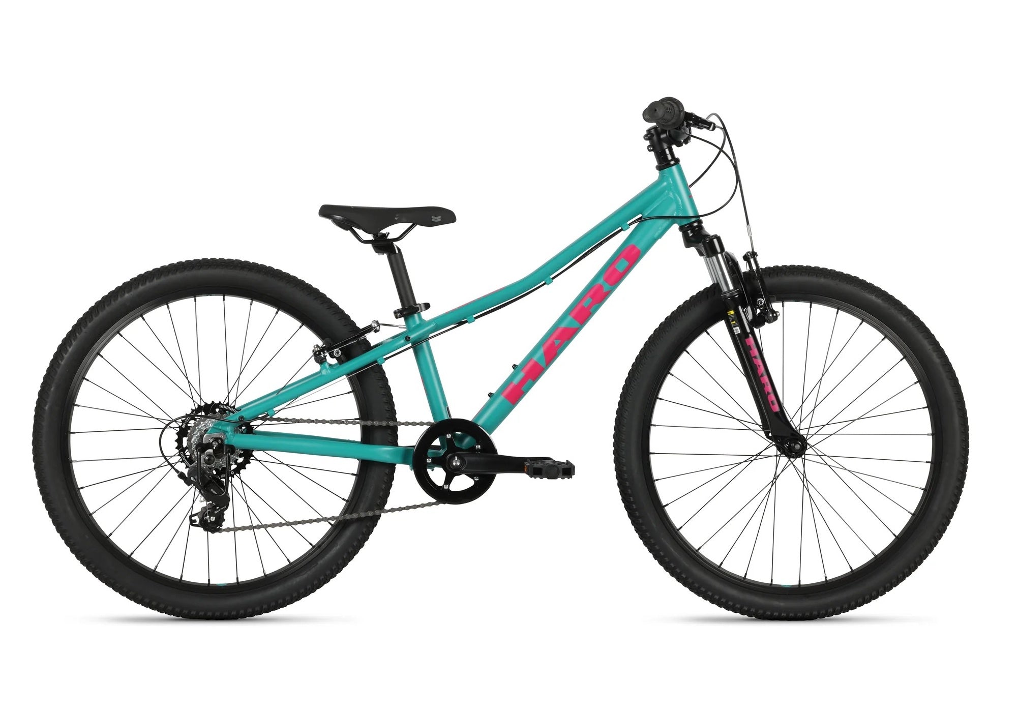 Haro Flightline 24 Green Burkes Cycles - Main Image