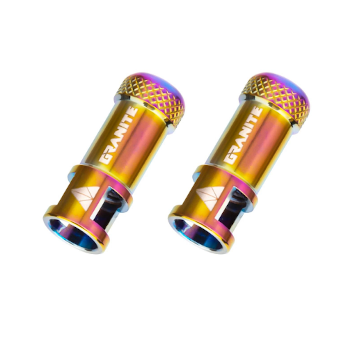 Gold presta top valve caps