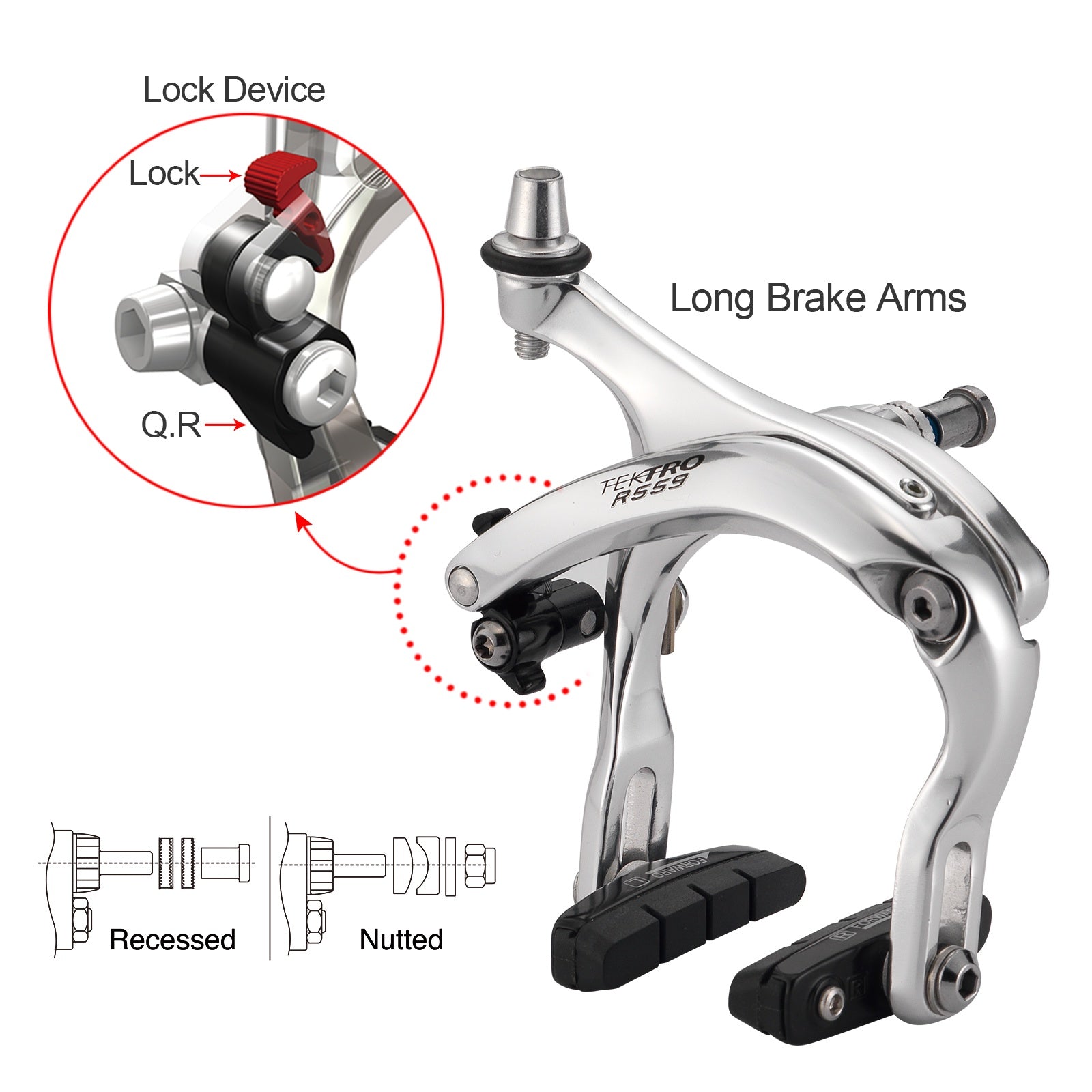 Tektro R559 Long Arm Brake - Main Image
