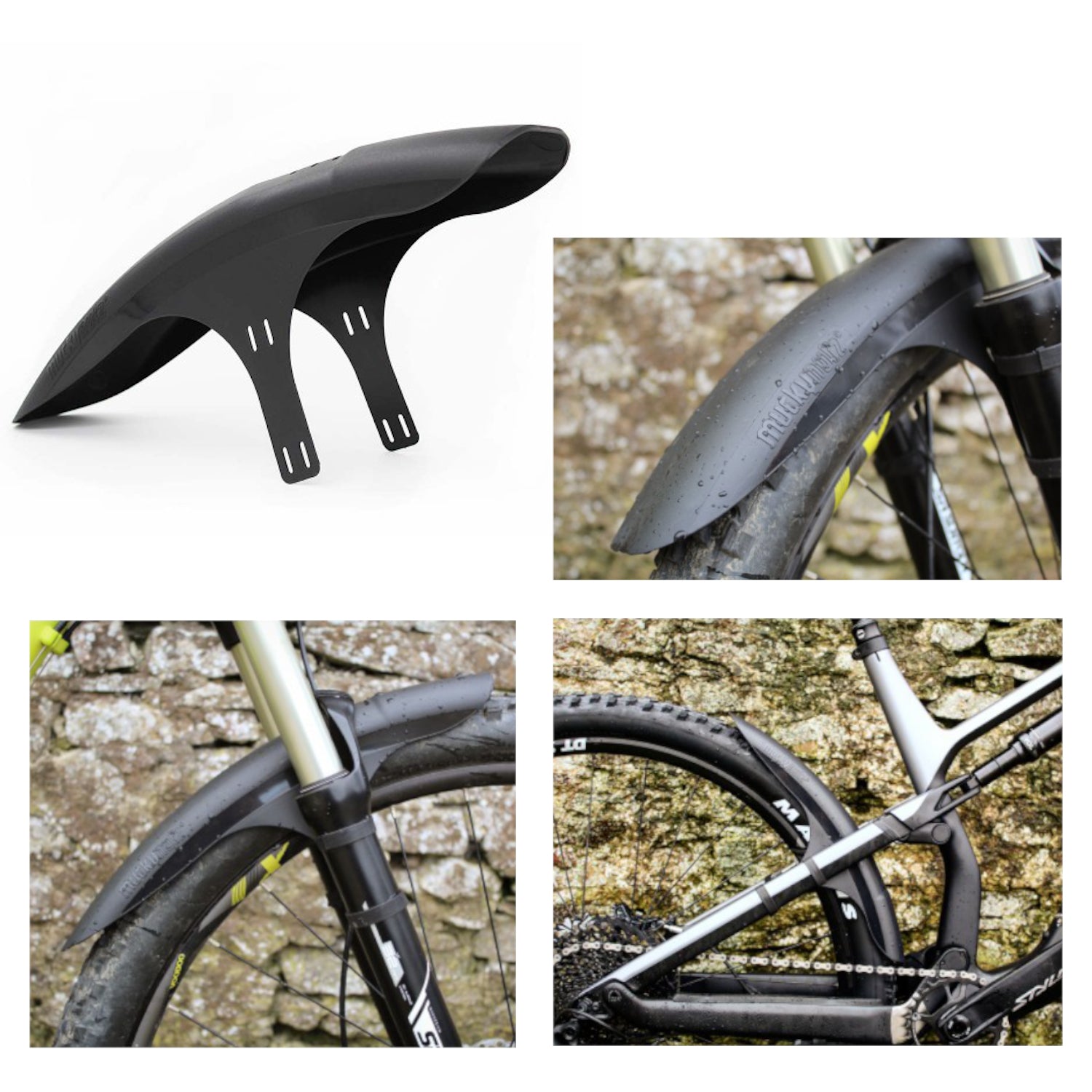 Protezione Schizzi Parafango Posteriore Mucky Nutz Per Bici - Leggero, Senza Fissaggi, Compatibile Con Selle Standard Parafango Posteriore Bici - Foto 2