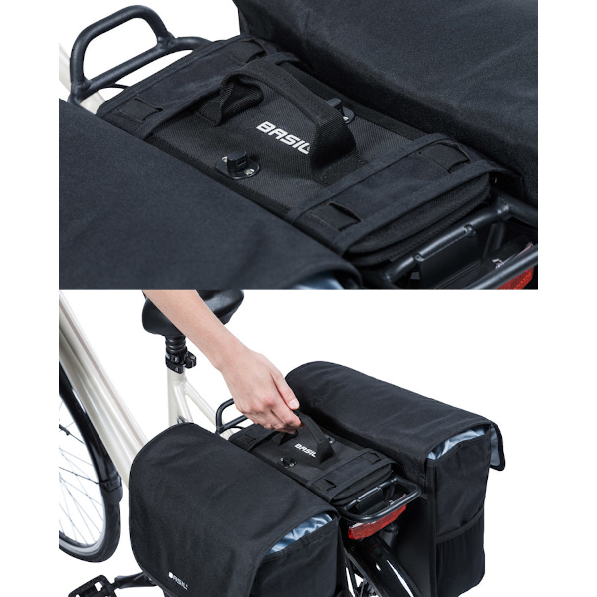 Basil Detachable Bag System - Burkes Cycles