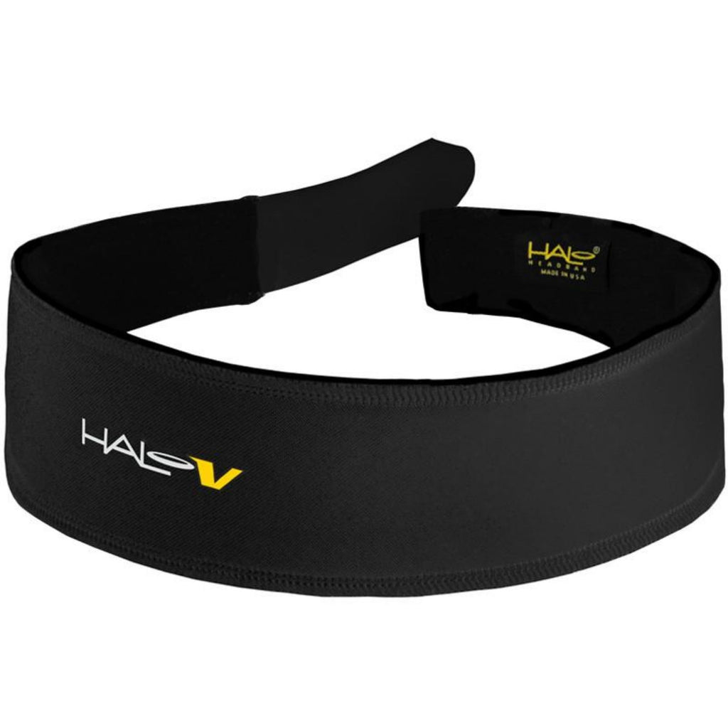Halo V Velcro Headband - Black